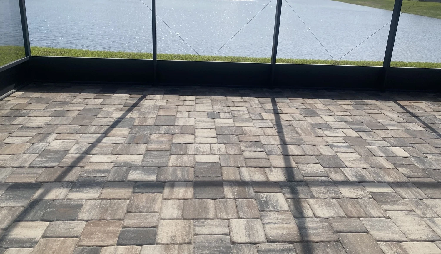 Sealed lanai and patio pavers in Del Webb Ponte Vedra