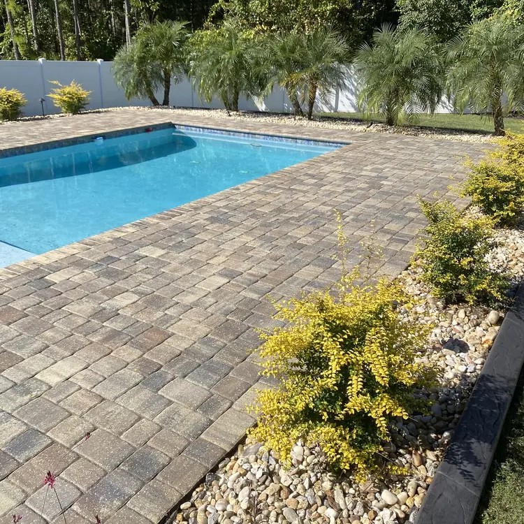 Sealed paver driveway in Duval County