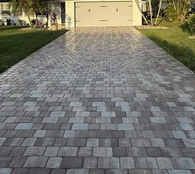 Jacksonville Beach driveway and patio paver sealing